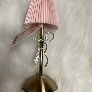Pink Bow LED Touch Lamp